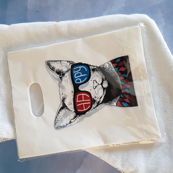 25 pcs Cat Happy Bags Thank You Bags Favor Bags Loot Bags Treat Bags 6"x6" In. - Picture 6 of 9